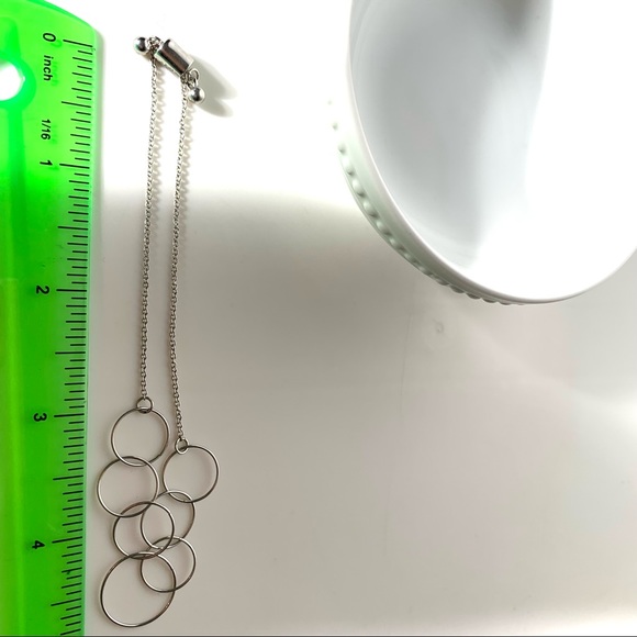 NEW sliver plated hoop slider adjustable bracelet - Picture 4 of 6